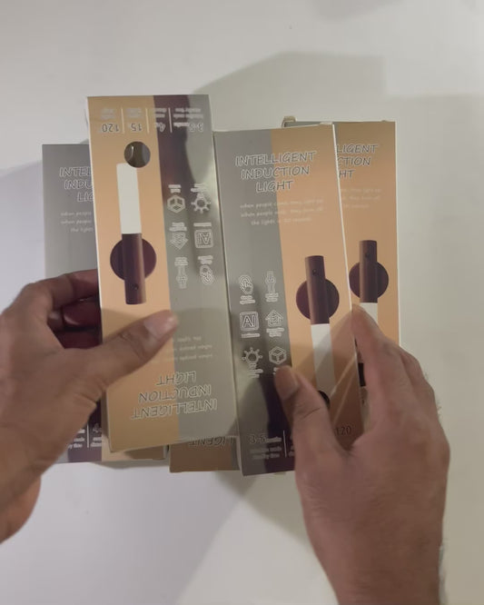 Wooden Portable Magnetic Sensor Lights - Premium